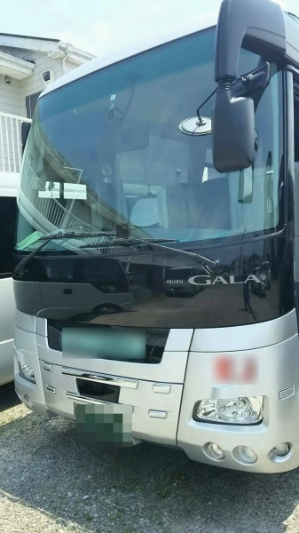 いすゞ　ガーラ　血液トラブル処理クリーニング